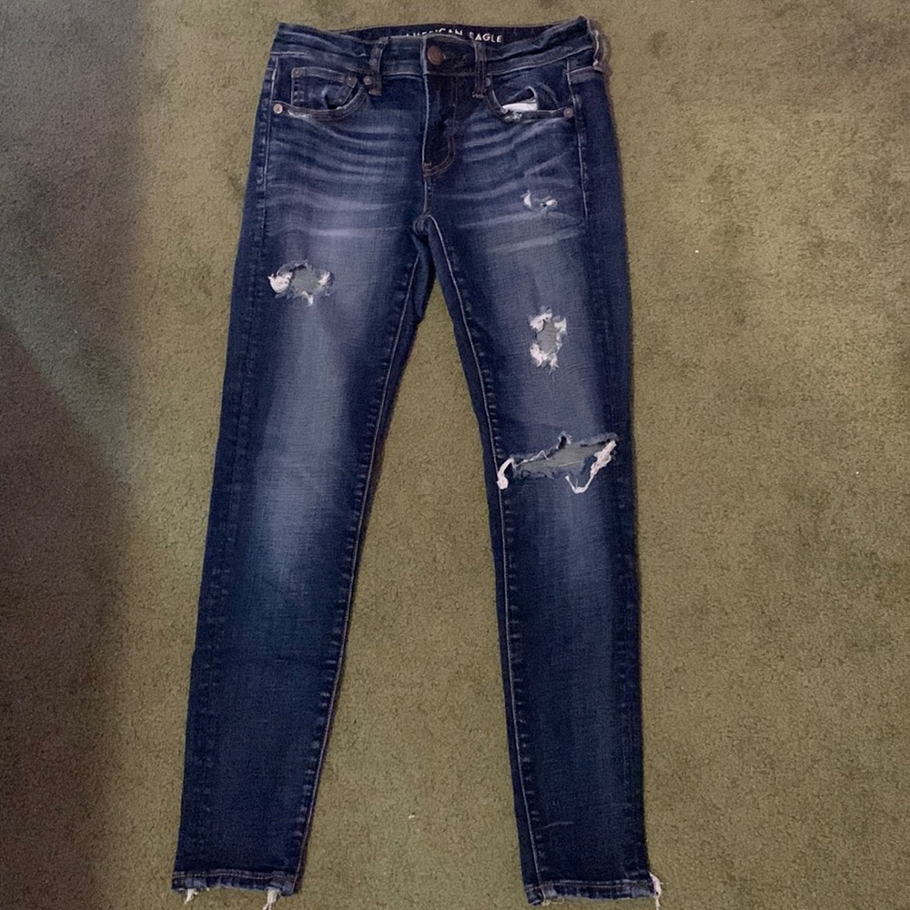 American Eagle Low Rise Skinny Jeans